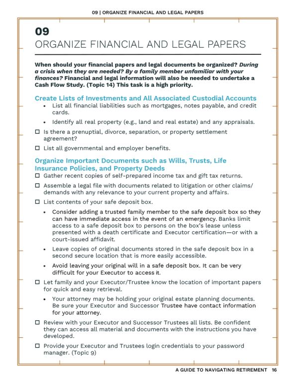 Navigating Retirement - Page 9