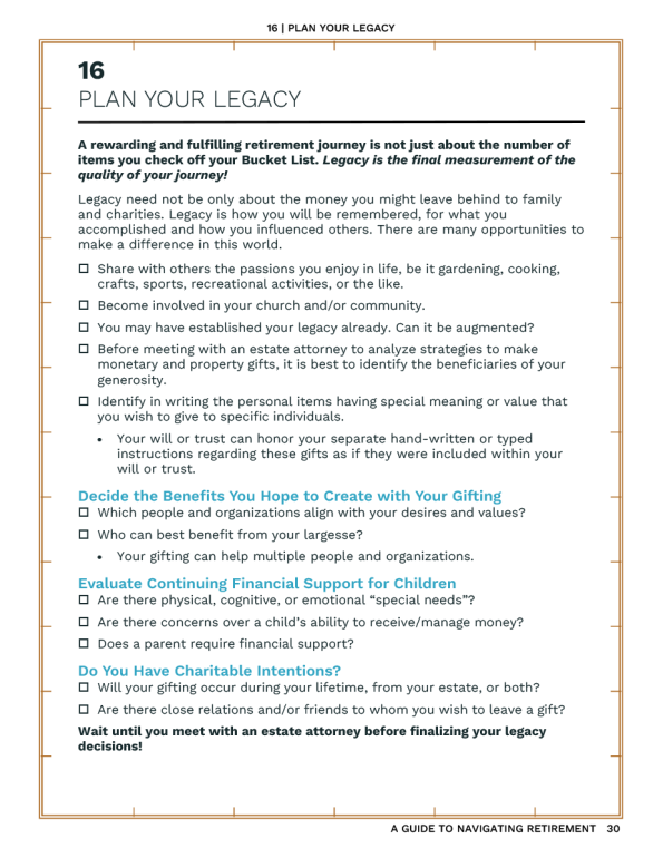 Navigating Retirement - Page 16